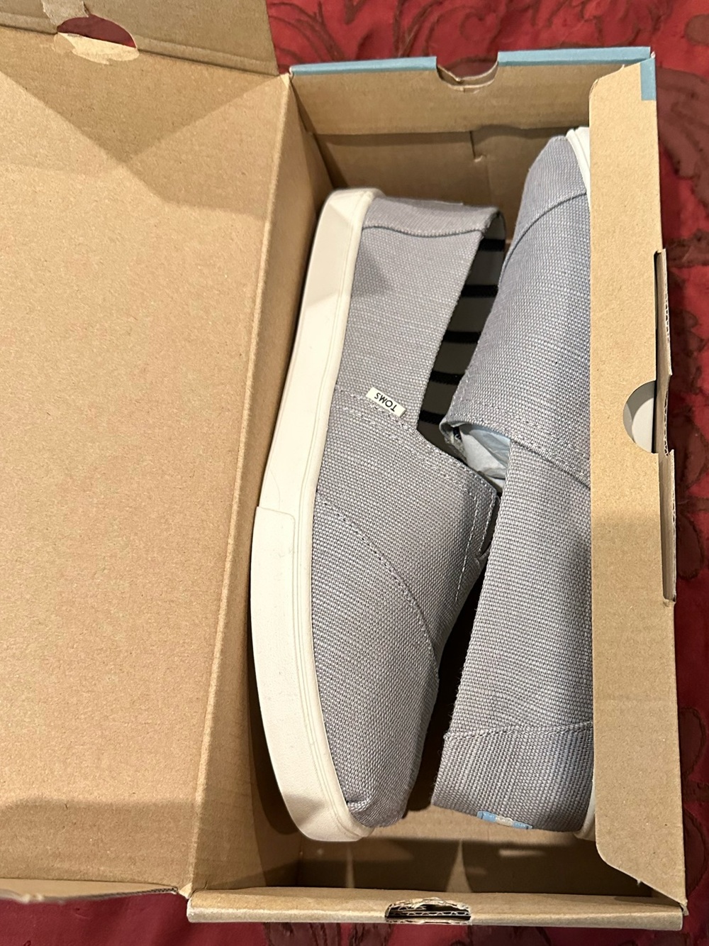 Toms Womens Alpargata Cupsole Shearling Slip on Sneaker - New In Box - Size 10